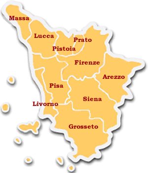 CLICCA SU UNA PROVINCIA PER SCARICARE L'ELENCO IN FORMATO PDF